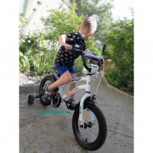 Велосипед дитячий PROF1 14 дюймів Y14251-1 Urban білий матовий