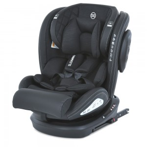 Дитяче поворотне автокрісло EL CAMINO EVOLUTION 2 360º ME 1045 Black Striped чорний зі смужками