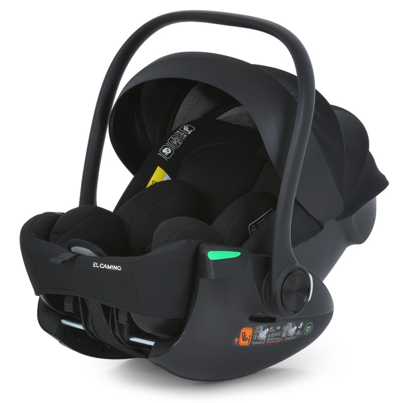 Автокресло El Camino i-FLOW ME 1198 Black