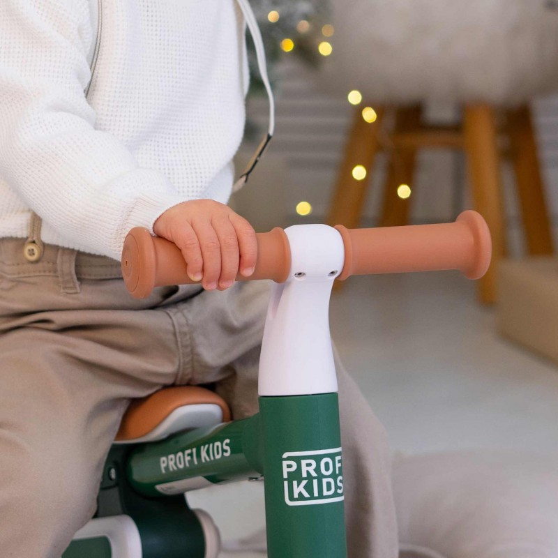 Детский трехколесный беговел-велобег 1-3 года PROFI KIDS MBB 1013-3 зеленый