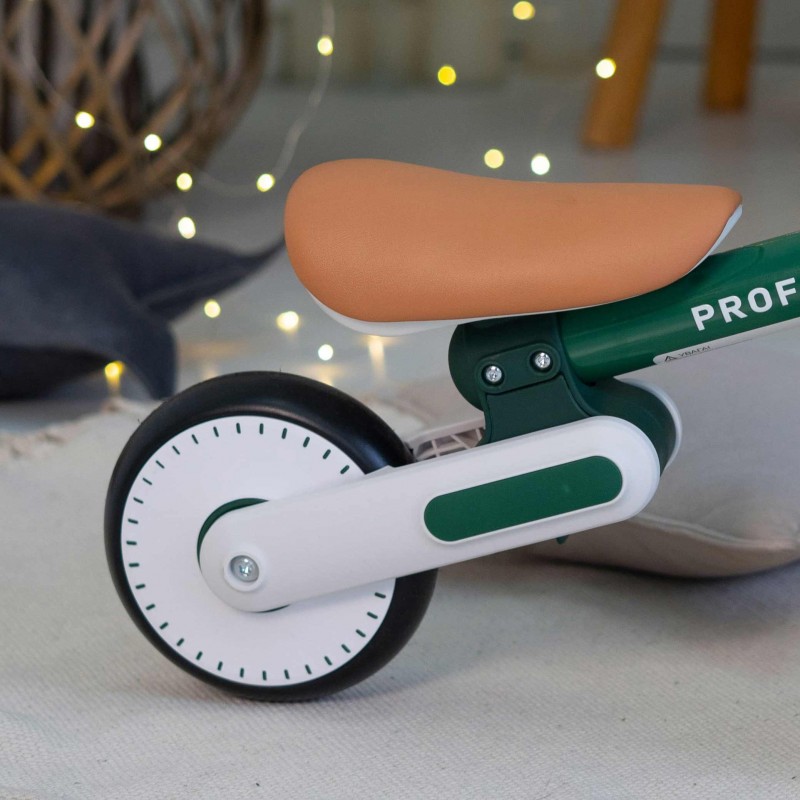 Детский трехколесный беговел-велобег 1-3 года PROFI KIDS MBB 1013-3 зеленый