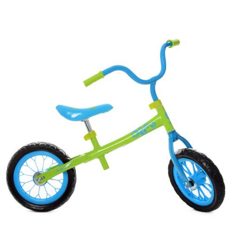 Дитячий біговел (велобіг) 12 дюймів Profi Kids M 3255-4 салатово-блакитний