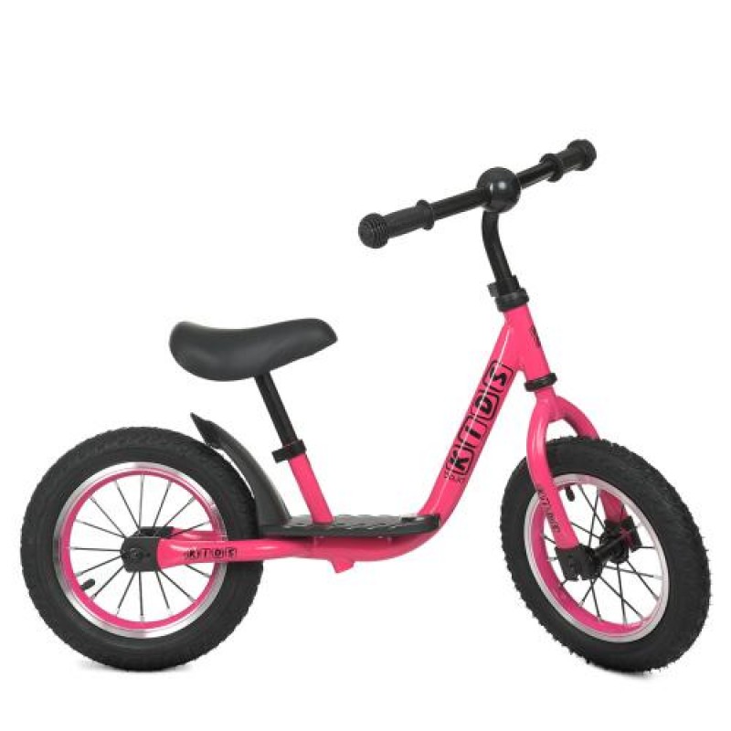 Велобіг (біговел) Profi Kids на гумових колесах M 4067A-4 рожевий