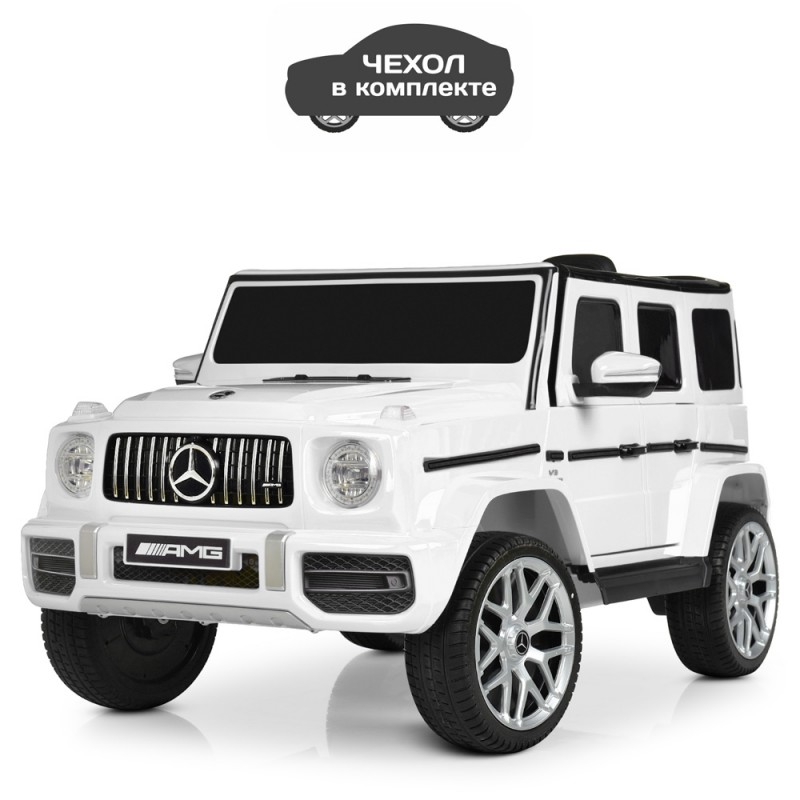 Детский электромобиль Джип Mercedes-AMG G65 M 4214EBLR-1 белый