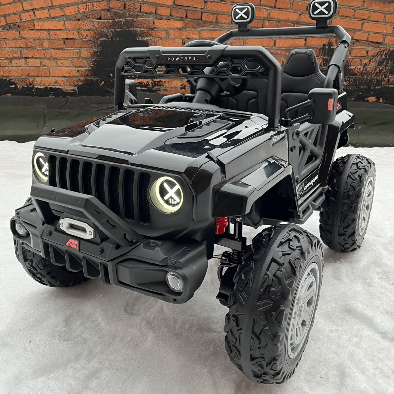 Детский электромобиль джип Jeep M 4960EBLR-2(24V) черный