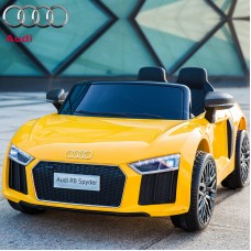 Дитячий електромобіль для дітей 1-5 років Audi R8 Spyder M 3449EBLR-6 жовтий