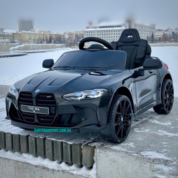 Детский электромобиль, автомобиль для детей 1-5 лет BMW M 5096EBLR-2 черный