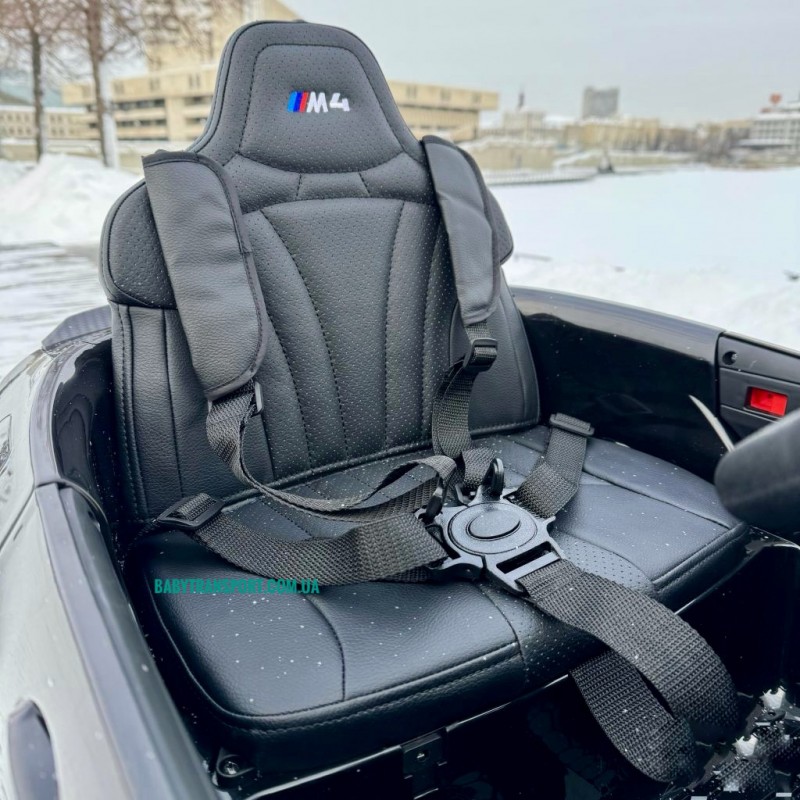 Детский электромобиль, автомобиль для детей 1-5 лет BMW M 5096EBLR-2 черный