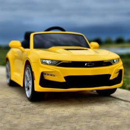 Детский электромобиль Bambi в стиле Chevrolet Camaro M 5669EBLR-6 желтый