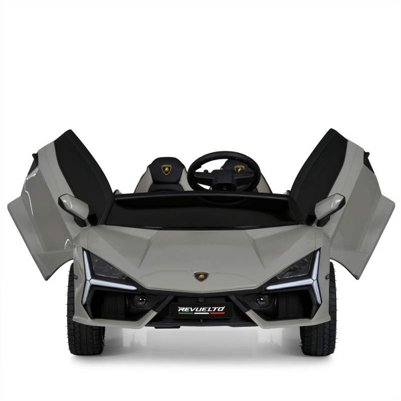 Детский спортивный электромобиль Lamborghini Revuelto STRONG, двухместный, M 6151AL-11(24V) серый