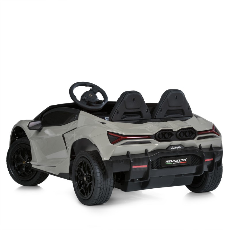 Детский спортивный электромобиль Lamborghini Revuelto STRONG, двухместный, M 6151AL-11(24V) серый
