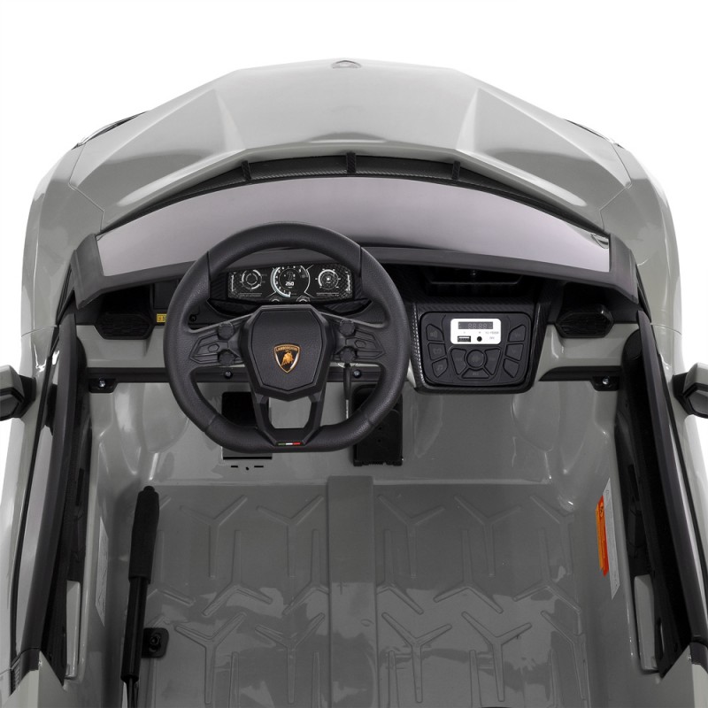 Детский спортивный электромобиль Lamborghini Revuelto STRONG, двухместный, M 6151AL-11(24V) серый