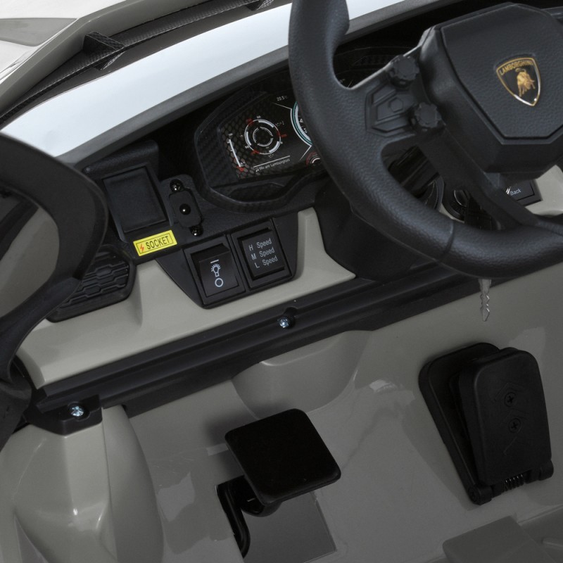 Детский спортивный электромобиль Lamborghini Revuelto STRONG, двухместный, M 6151AL-11(24V) серый