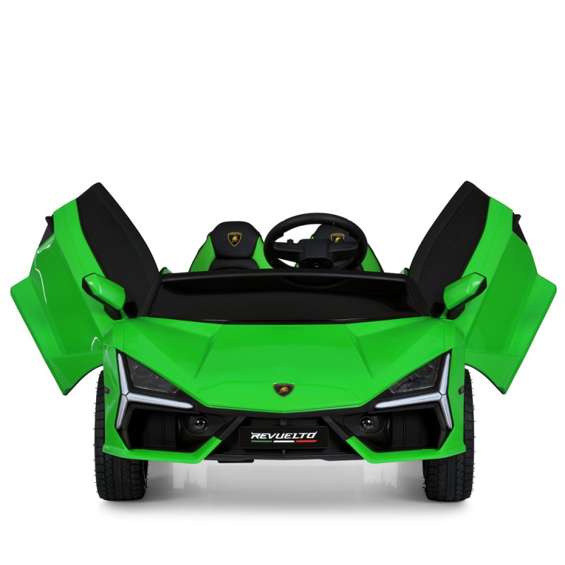 Детский спортивный электромобиль Lamborghini Revuelto STRONG, двухместный, M 6151AL-5(24V) зеленый