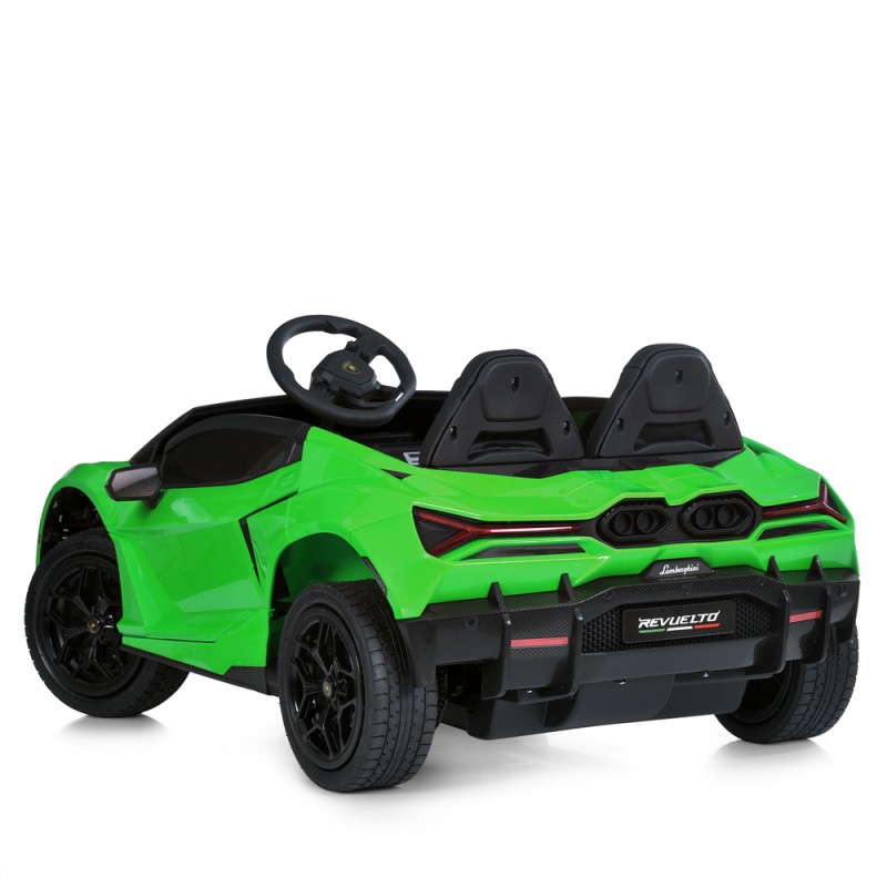 Детский спортивный электромобиль Lamborghini Revuelto STRONG, двухместный, M 6151AL-5(24V) зеленый
