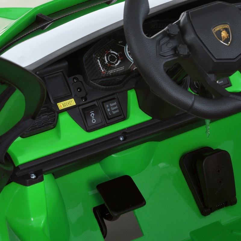 Детский спортивный электромобиль Lamborghini Revuelto STRONG, двухместный, M 6151AL-5(24V) зеленый