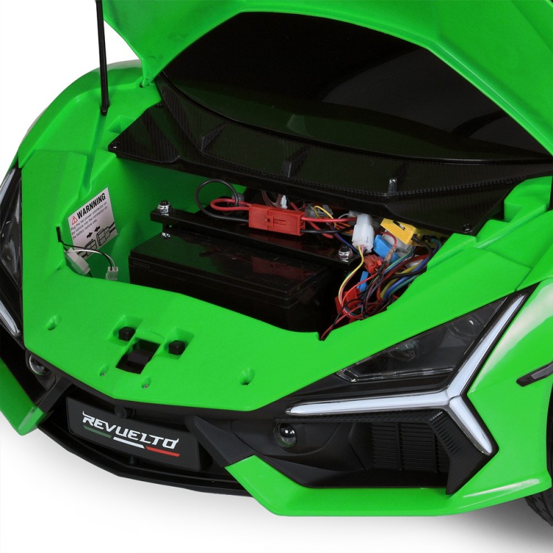 Детский спортивный электромобиль Lamborghini Revuelto STRONG, двухместный, M 6151AL-5(24V) зеленый
