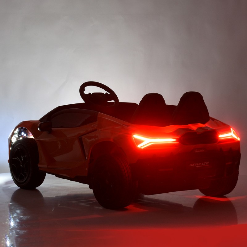 Детский спортивный электромобиль Lamborghini Revuelto STRONG, двухместный, M 6151AL-7(24V) оранжевый