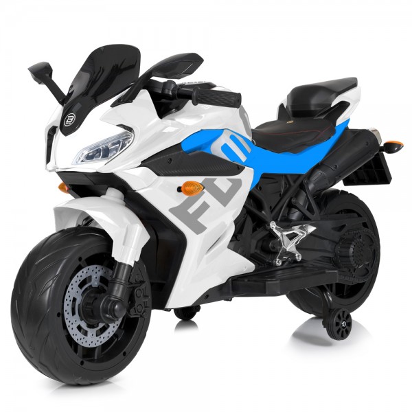 Дитячий мотоцикл на акумуляторі Bambi Racer M 5024EL-1 білий