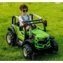 Детский электромобиль Трактор, одноместный, Bambi M 5073EBLR-5 зеленый