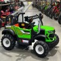 Детский электромобиль Трактор, одноместный, Bambi M 5073EBLR-5 зеленый