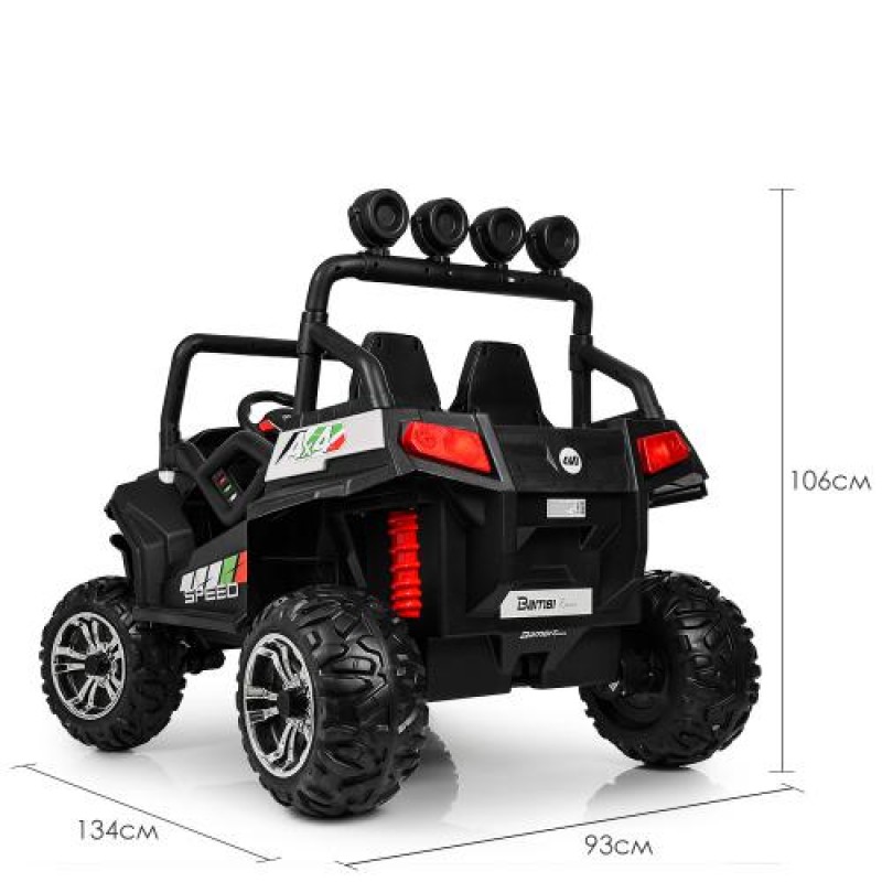 Дитячий двомісний електромобіль 4×4 Buggy (Баггі) M 3454 (2) EBLR-1білий