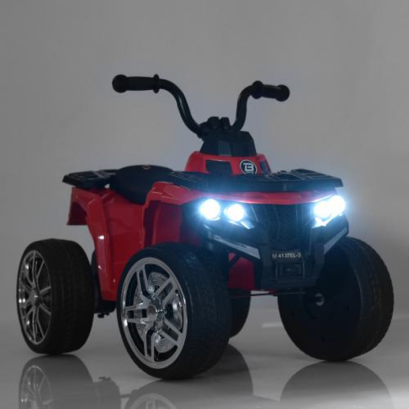 Квадроцикл на аккумуляторе для детей до 4 лет Bambi Racer M 4137EL-1 белый