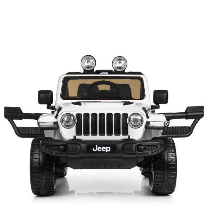 Дитячий повнопривідний електромобіль Джип Jeep 4х4 Bambi M 4176EBLR-1 білий