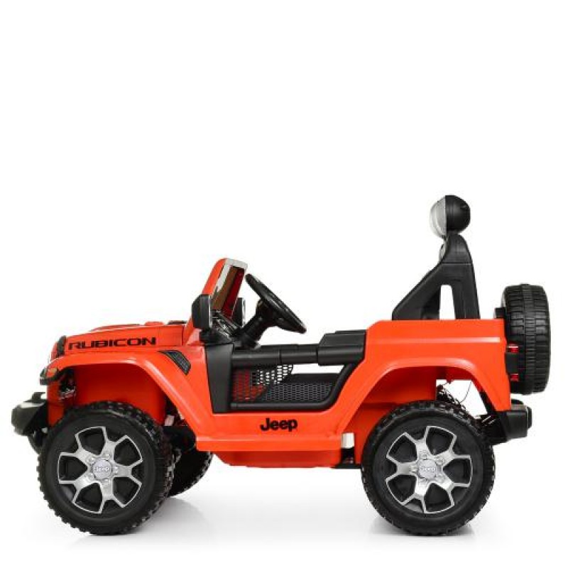 Дитячий повнопривідний електромобіль Джип Jeep 4х4 Bambi M 4176EBLR-7 помаранчевий