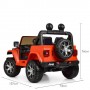Дитячий повнопривідний електромобіль Джип Jeep 4х4 Bambi M 4176EBLR-7 помаранчевий
