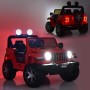 Дитячий повнопривідний електромобіль Джип Jeep 4х4 Bambi M 4176EBLR-7 помаранчевий
