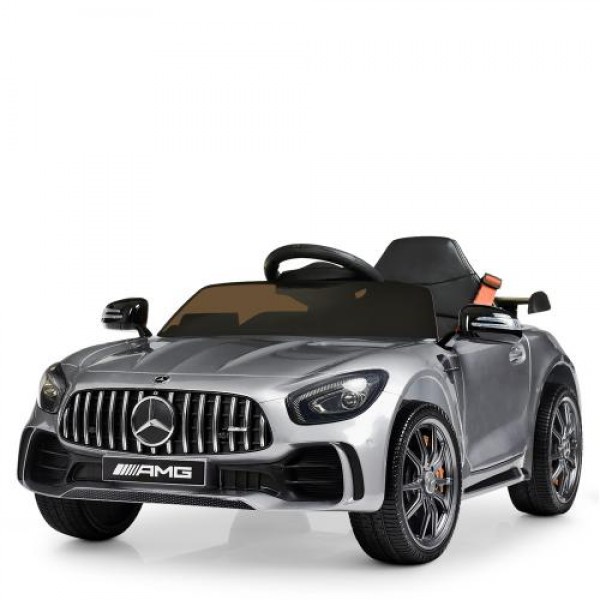 Детский электромобиль Mercedes AMG (Мерседес) для ребенка от 1 года M 4181EBLRS-11 серый лак