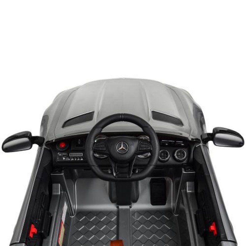 Детский электромобиль Mercedes AMG (Мерседес) для ребенка от 1 года M 4181EBLRS-11 серый лак