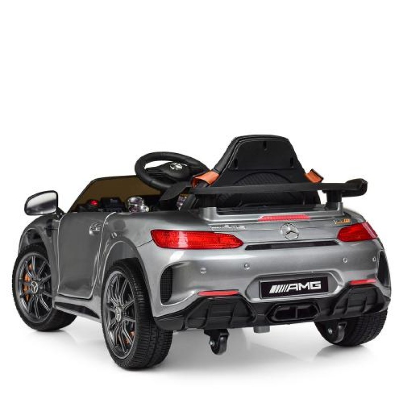 Детский электромобиль Mercedes AMG (Мерседес) для ребенка от 1 года M 4181EBLRS-11 серый лак