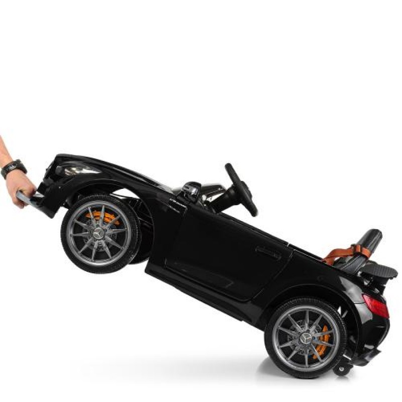 Дитячий електромобіль Mercedes AMG (Мерседес) для дитини від 1 року M 4181EBLRS-2 чорний лак