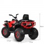 Дитячий електричний квадроцикл Bambi Racer M 4081EBLR-2-3 чорно-червоний