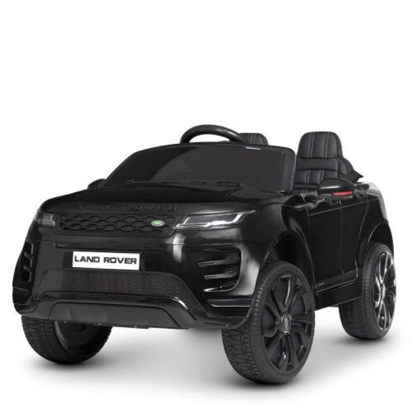 Детский электромобиль с видеоплеером Land Rover M 4418(MP4)EBLRS-2 черный лак