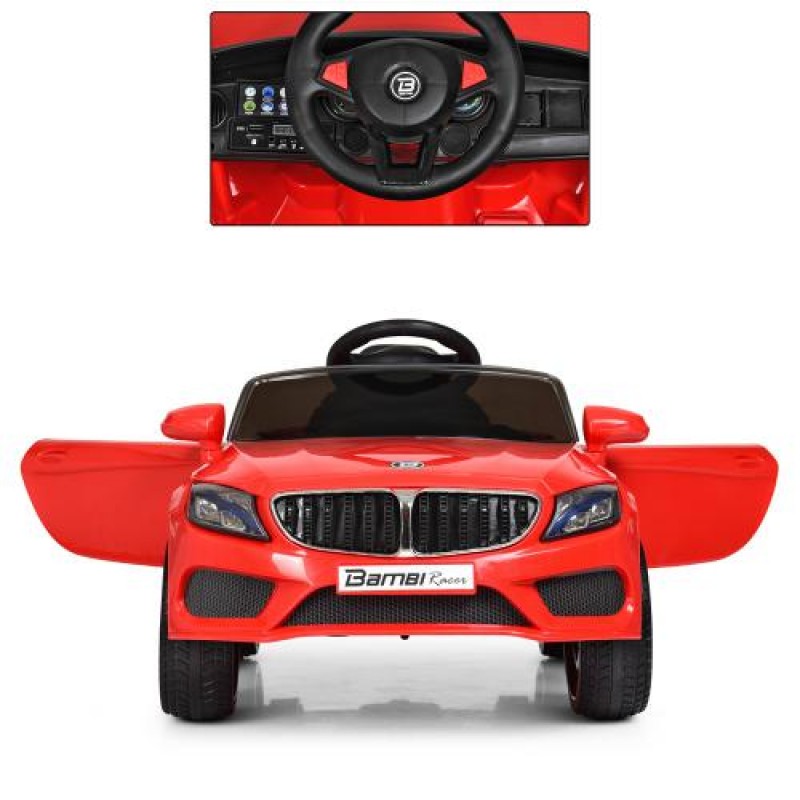 Детский электромобиль Bambi M 3987EBLR-3 красный