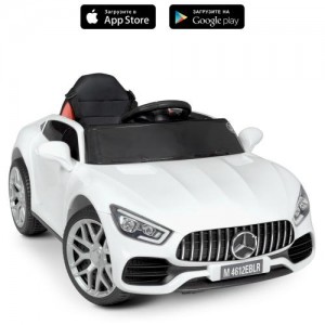 Детский электромобиль Mercedes Bambi Racer M 4612EBLR-1 белый