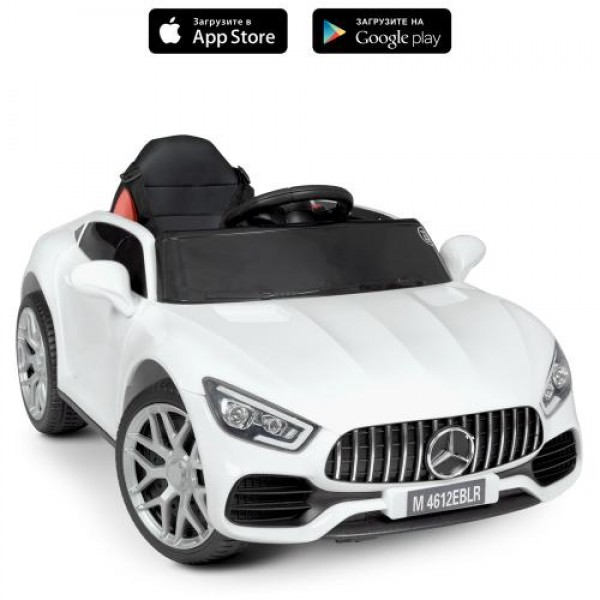 Дитячий електромобіль Mercedes Bambi Racer M 4612EBLR-1 білий