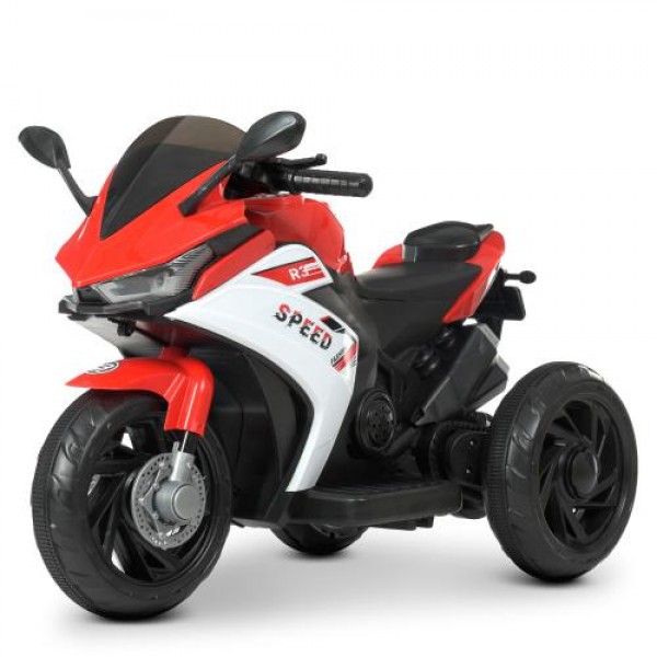 Детский мотоцикл на аккумуляторе Bambi Racer M 4622-3 красный 