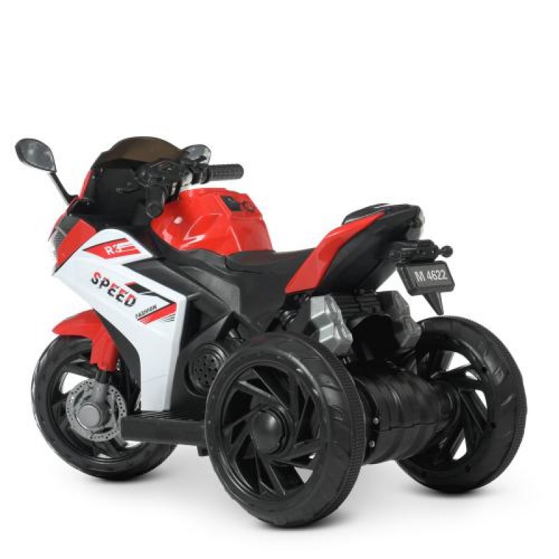 Детский мотоцикл на аккумуляторе Bambi Racer M 4622-3 красный