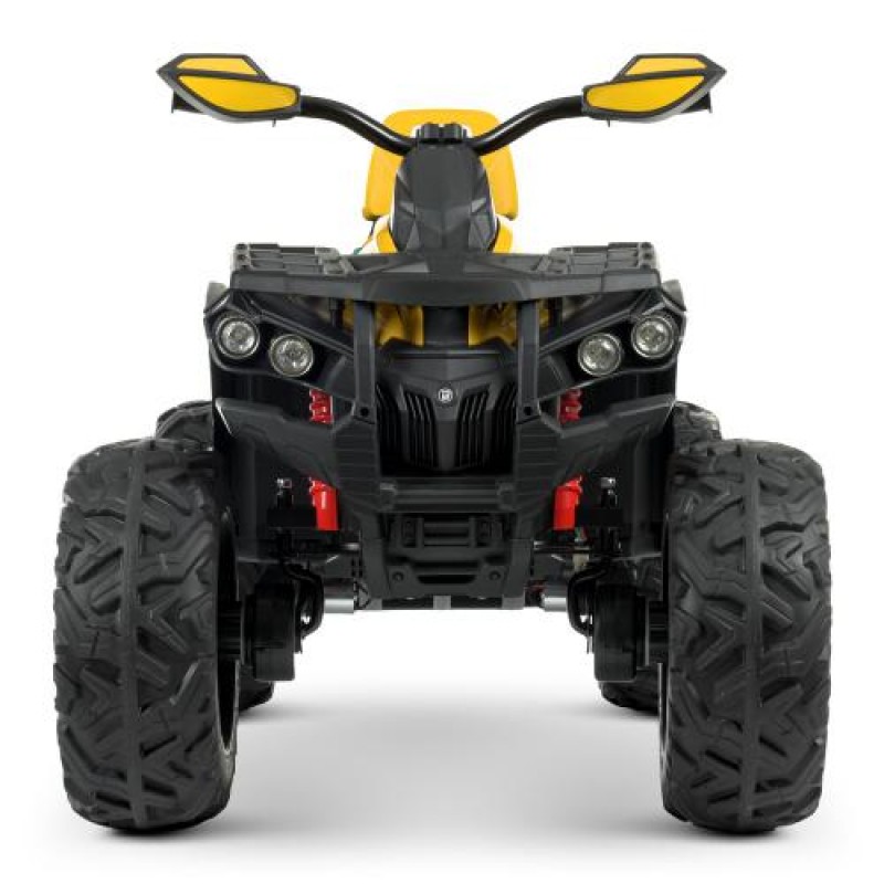 Детский квадроцикл на аккумуляторе с пультом Bambi Racer M 4795EBLR-6 черно-желтый