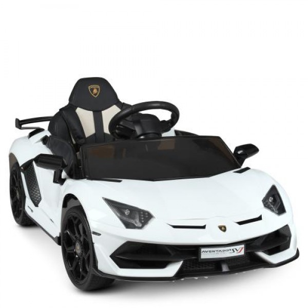 Дитячий електромобіль Bambi M 4787EBLR-1 білий Lamborghini