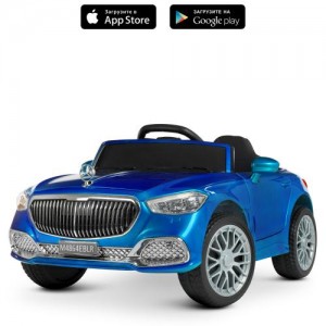 Детский электромобиль Мерседес M 4864EBLRS-4 синий лак