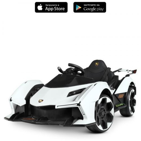 Дитячий електромобіль Lamborghini Bambi Racer M 4865EBLR-1 білий