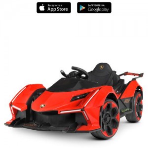 Детский электромобиль Lamborghini Bambi Racer M 4865EBLR-3 красный