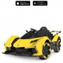 Детский электромобиль Lamborghini Bambi Racer M 4865EBLR-6 желтый