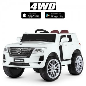 Детский электромобиль Nissan M 4837EBLR-1 белый