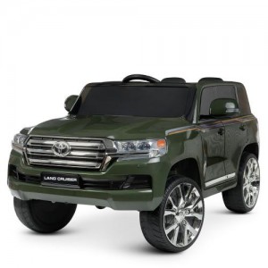 Детский электромобиль Toyota Land Cruiser JJ2022EBLR-10 хаки